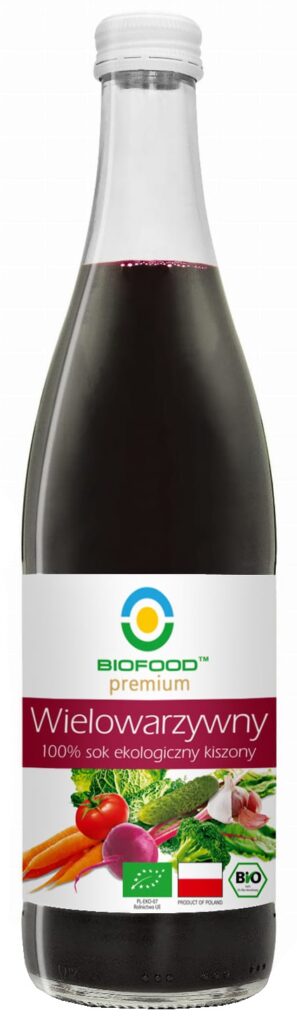 SOK WIELOWARZYWNY KISZONY NFC BEZGLUTENOWY BIO 500 ml – BIO FOOD