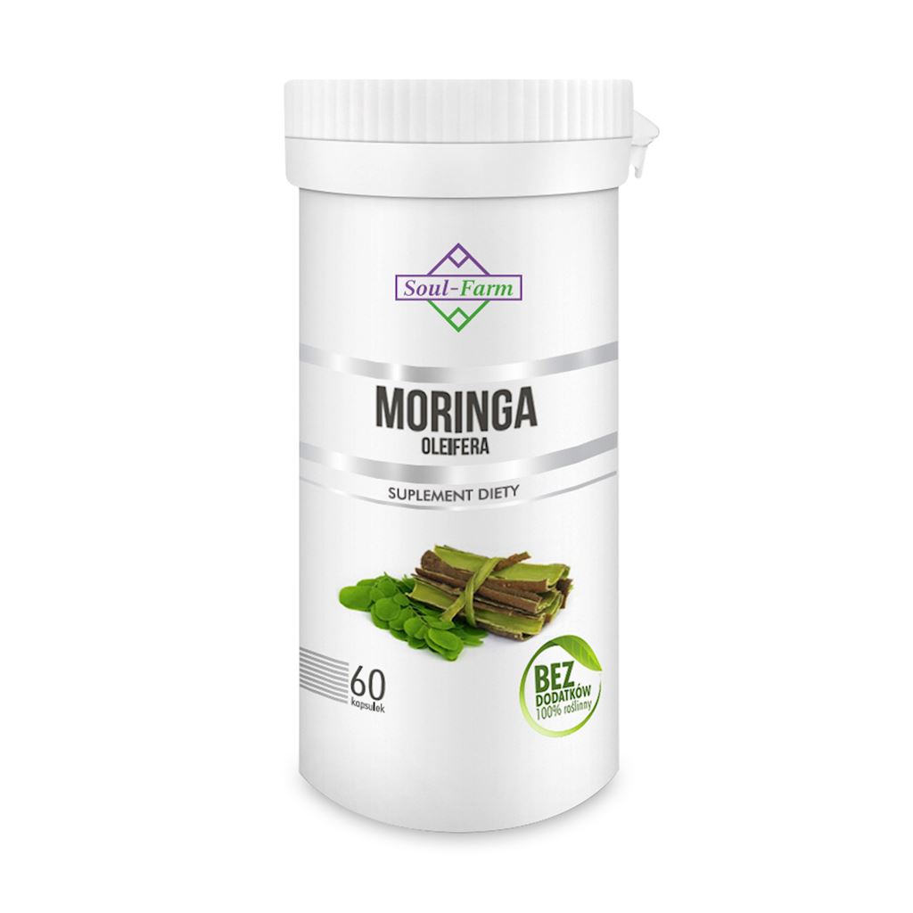 MORINGA EKSTRAKT (400 mg) 60 KAPSUŁEK – SOUL FARM