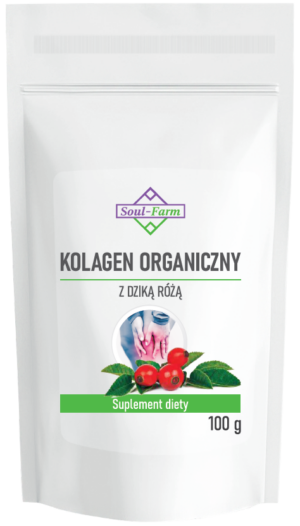 KOLAGEN RYBI Z DZIKĄ RÓŻĄ PROSZEK 100 g - SOUL FARM