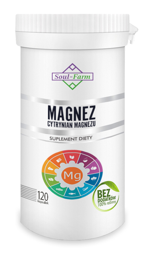 CYTRYNIAN MAGNEZU (650 mg) 120 KAPSUŁEK – SOUL FARM