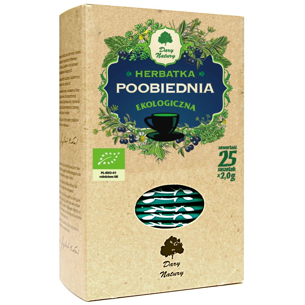 HERBATKA POOBIEDNIA BIO (25 x 2 g) 50 g – DARY NATURY