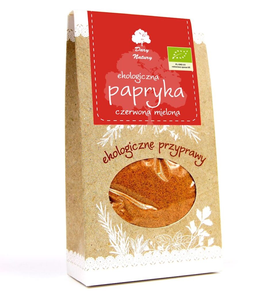 PAPRYKA SŁODKA MIELONA BIO 50 g – DARY NATURY