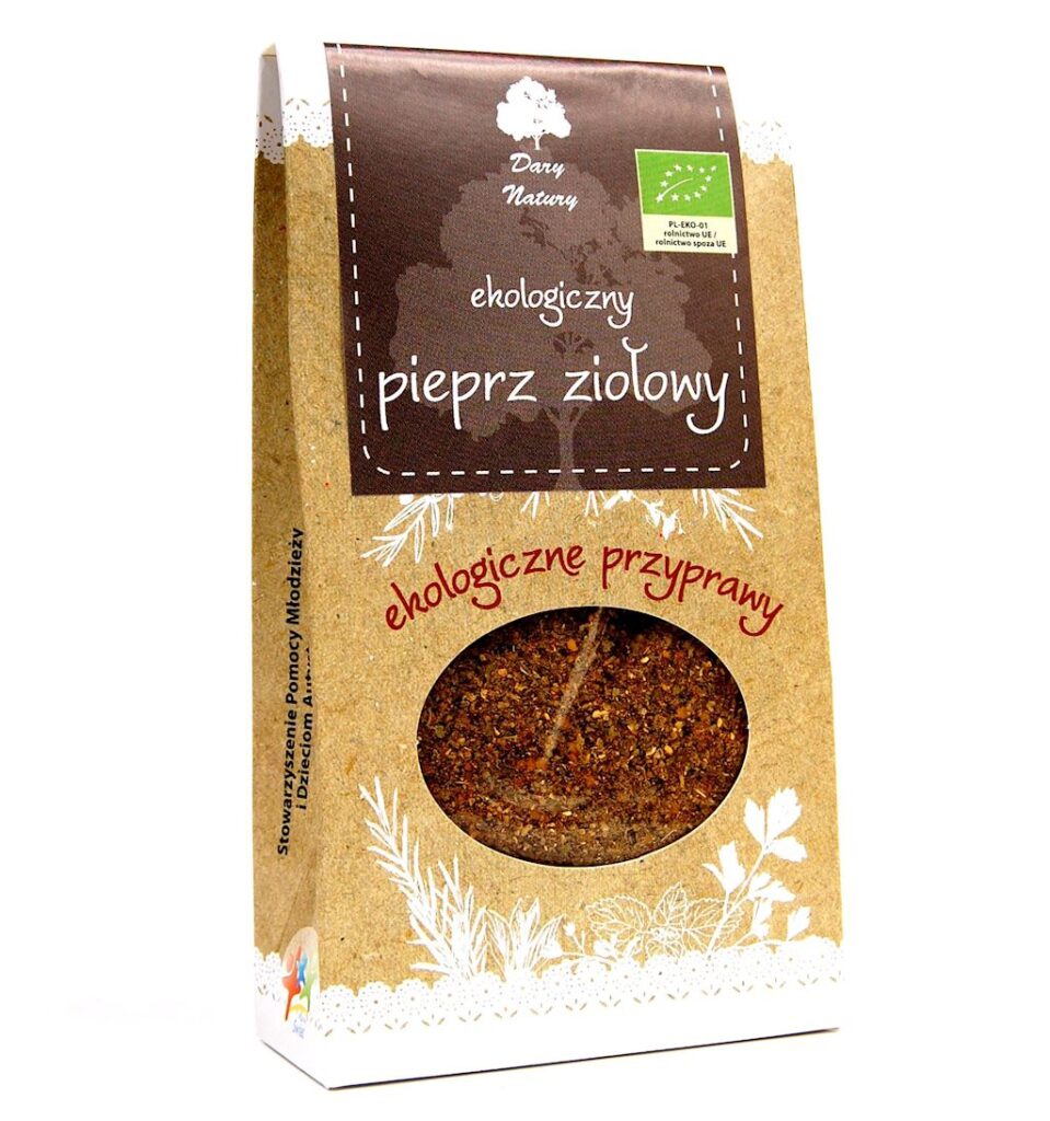 PIEPRZ ZIOŁOWY BIO 60 g – DARY NATURY