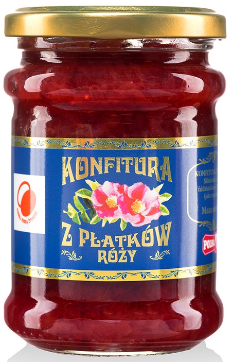 KONFITURA Z PŁATKÓW RÓŻY 330 g – POLSKA RÓŻA