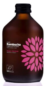 KOMBUCHA Z MANGO I MARAKUJĄ BEZGLUTENOWA BIO 330 ml - VIGO