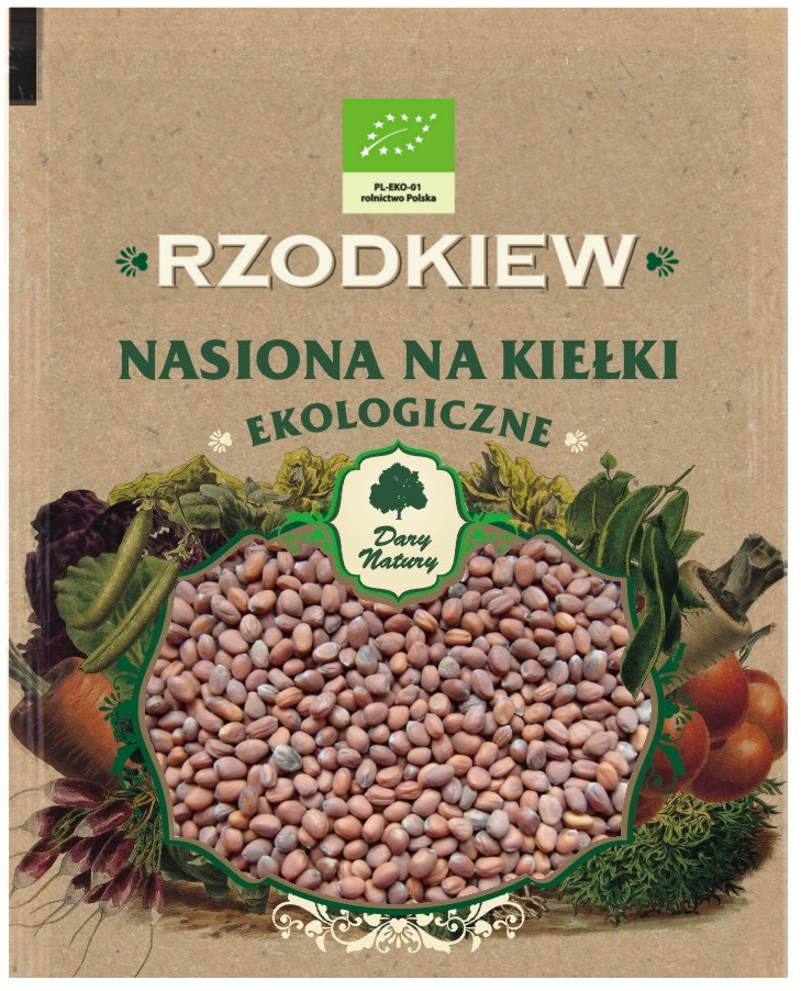 NASIONA RZODKIEWKI BIO NA KIEŁKI 30 g – DARY NATURY