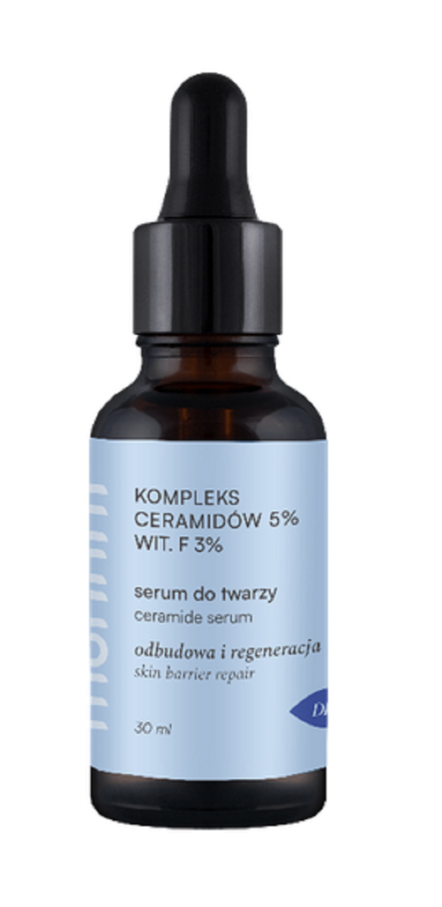 SERUM DO TWARZY Z KOMPLEKSEM CERAMIDÓW 5 % I WITAMINĄ F 3 % 30 ml – MOHANI