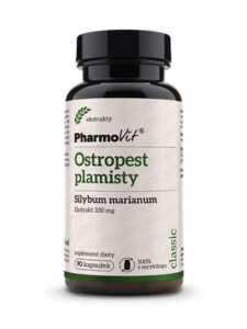 OSTROPEST PLAMISTY (330 mg) BEZGLUTENOWY 90 KAPSUŁEK - PHARMOVIT (CLASSIC)