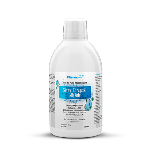 SUPLEMENT DIETY NA STAWY, CHRZĄSTKI I MIĘŚNIE W PŁYNIE BEZGLUTENOWY 500 ml – PHARMOVIT