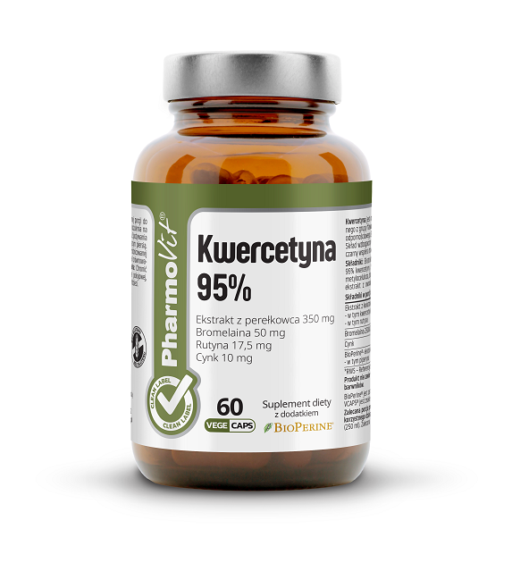 KWERCETYNA BEZGLUTENOWA 60 KAPSUŁEK – PHARMOVIT (CLEAN LABEL)