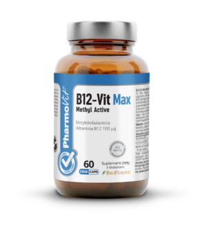 WITAMINA B12 (100 µg) BEZGLUTENOWA 60 KAPSUŁEK - PHARMOVIT (CLEAN LABEL)