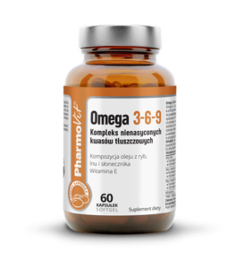 OMEGA 3-6-9 BEZGLUTENOWE 60 KAPSUŁEK - PHARMOVIT (CLEAN LABEL)