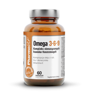 OMEGA 3-6-9 BEZGLUTENOWE 60 KAPSUŁEK - PHARMOVIT (CLEAN LABEL)