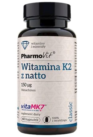 WITAMINA K2 (150 µg) BEZGLUTENOWA 60 KAPSUŁEK - PHARMOVIT (CLASSIC)