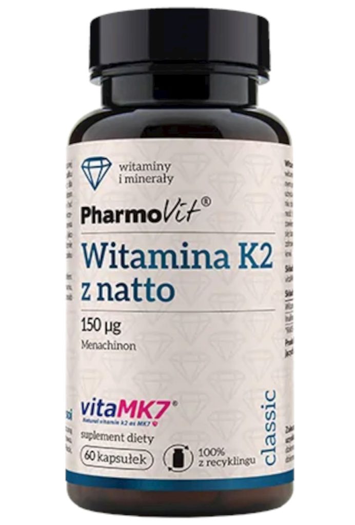 WITAMINA K2 (150 µg) BEZGLUTENOWA 60 KAPSUŁEK – PHARMOVIT (CLASSIC)