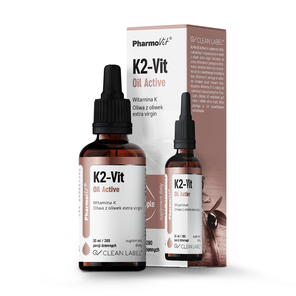 WITAMINA K2 W KROPLACH (75 µg) BEZGLUTENOWA 30 ml – PHARMOVIT (CLEAN LABEL)