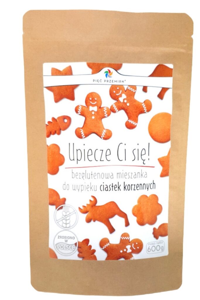 MIESZANKA DO WYPIEKU CIASTEK KORZENNYCH BEZGLUTENOWA 600 g – PIĘĆ PRZEMIAN (PRODUKT SEZONOWY)