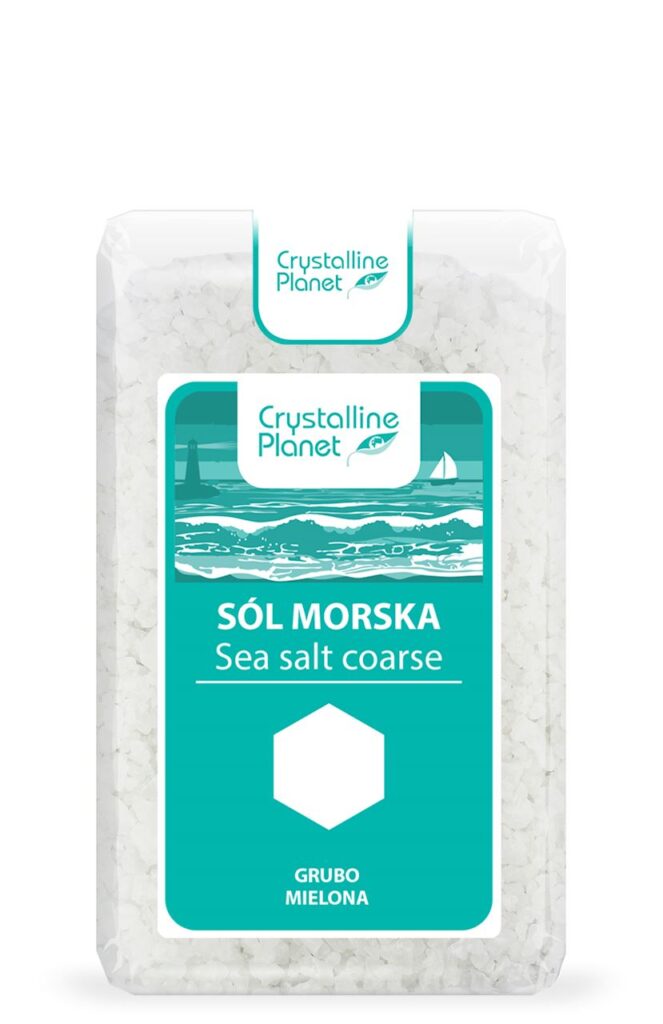 SÓL MORSKA GRUBO MIELONA 600 g – CRYSTALLINE PLANET