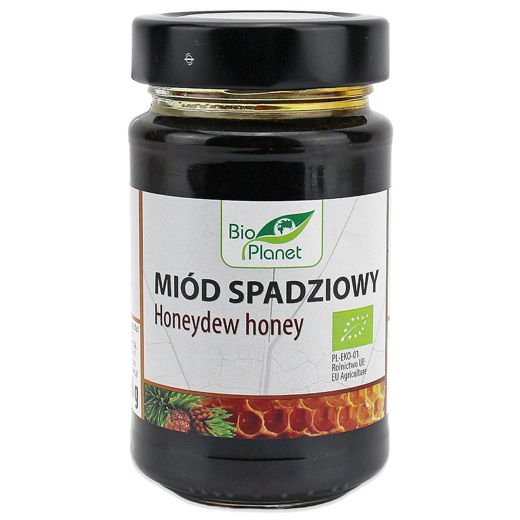 MIÓD SPADZIOWY BIO 300 g – BIO PLANET