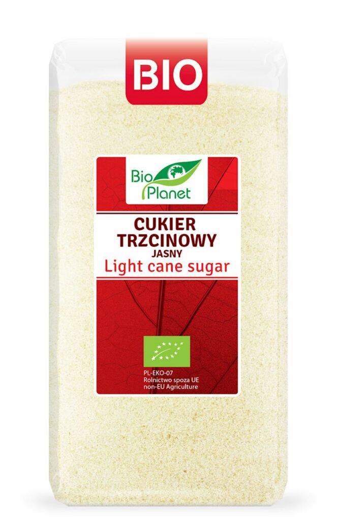 CUKIER TRZCINOWY JASNY BIO 500 g – BIO PLANET