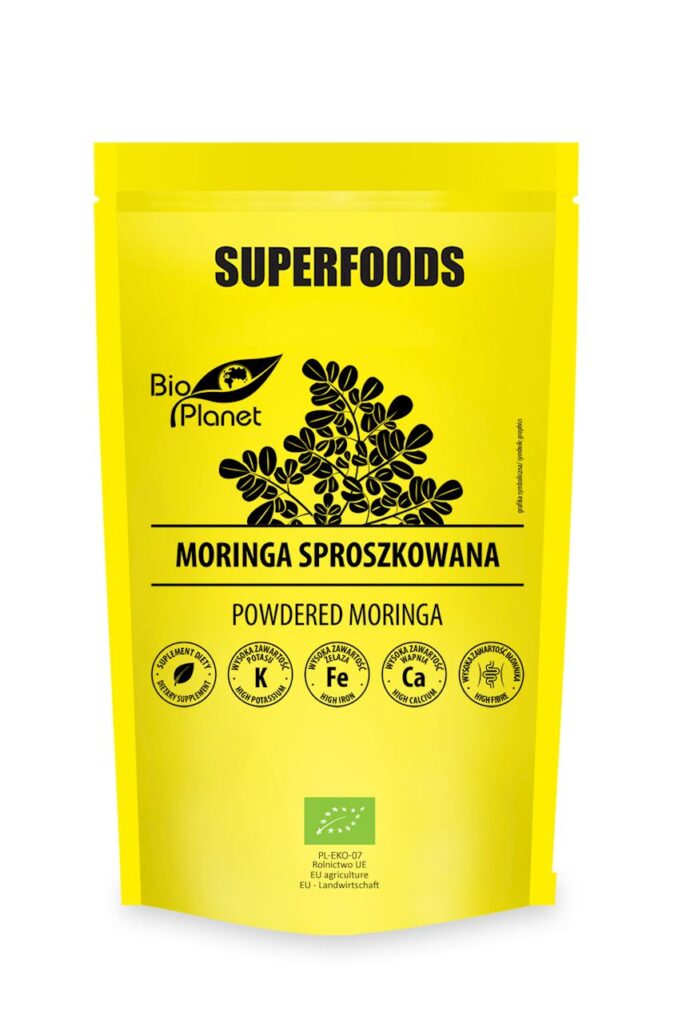MORINGA SPROSZKOWANA BIO 150 g – BIO PLANET