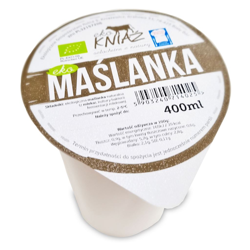 MAŚLANKA BIO 400 ml – EKO KNIAŹ (NA ZAMÓWIENIE)