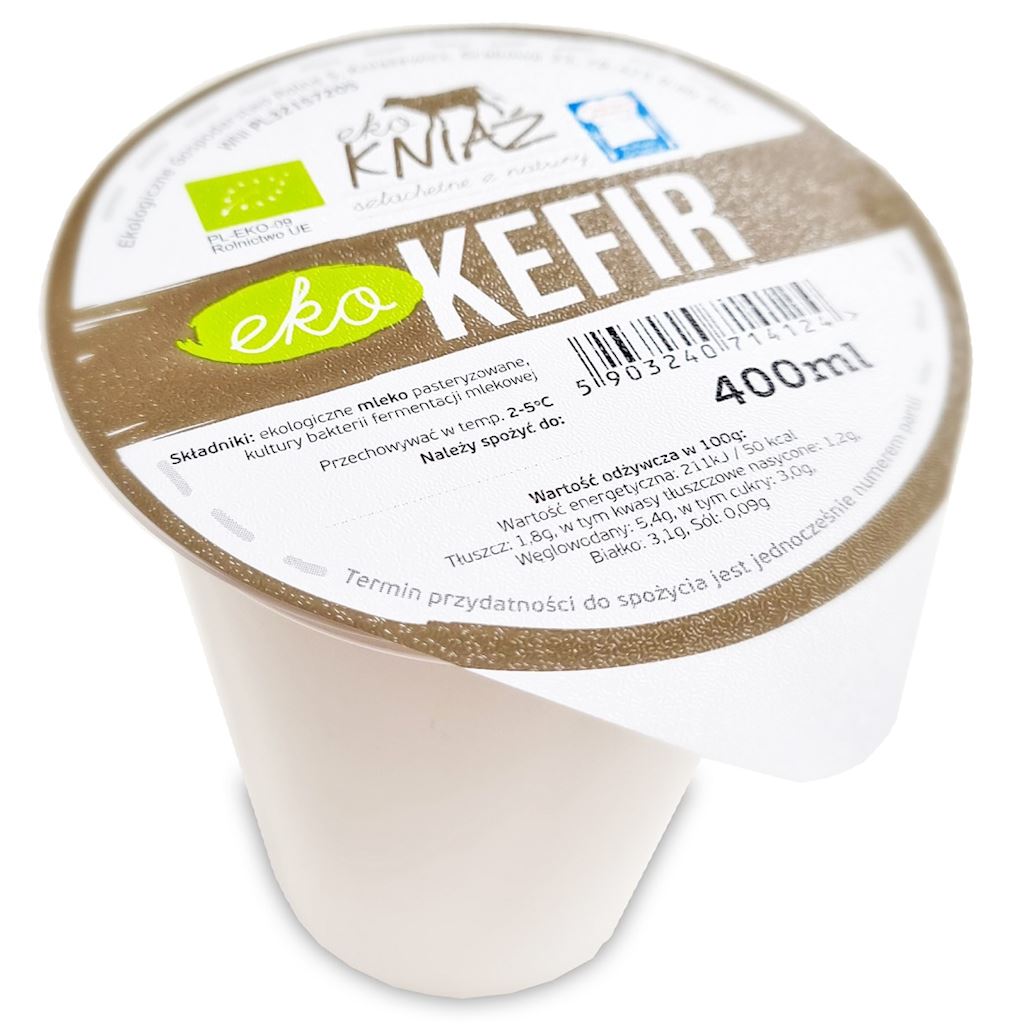 KEFIR BIO 400 ml – EKO KNIAŹ (NA ZAMÓWIENIE)