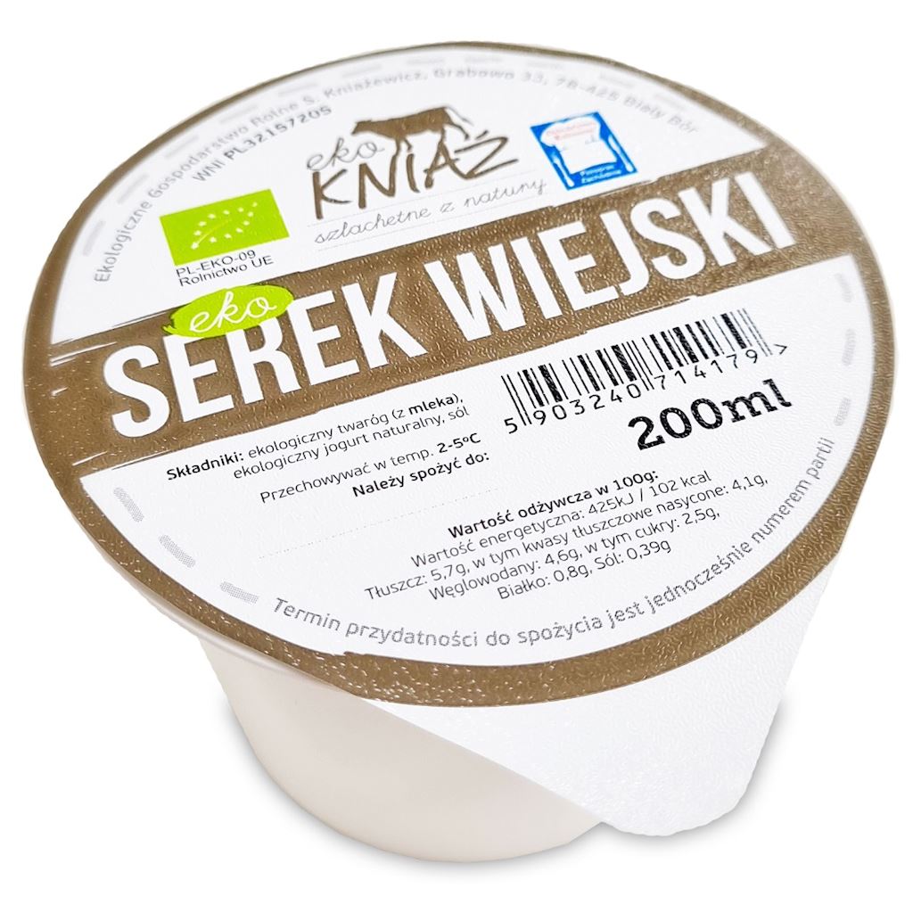 SEREK WIEJSKI BIO 200 ml – EKO KNIAŹ (NA ZAMÓWIENIE)