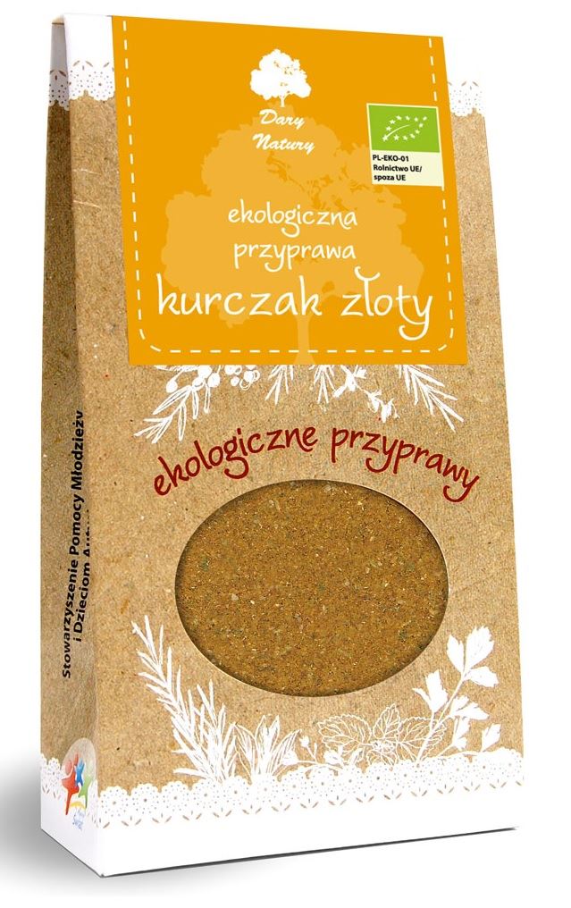 PRZYPRAWA ZŁOTY KURCZAK BIO 60 g – DARY NATURY