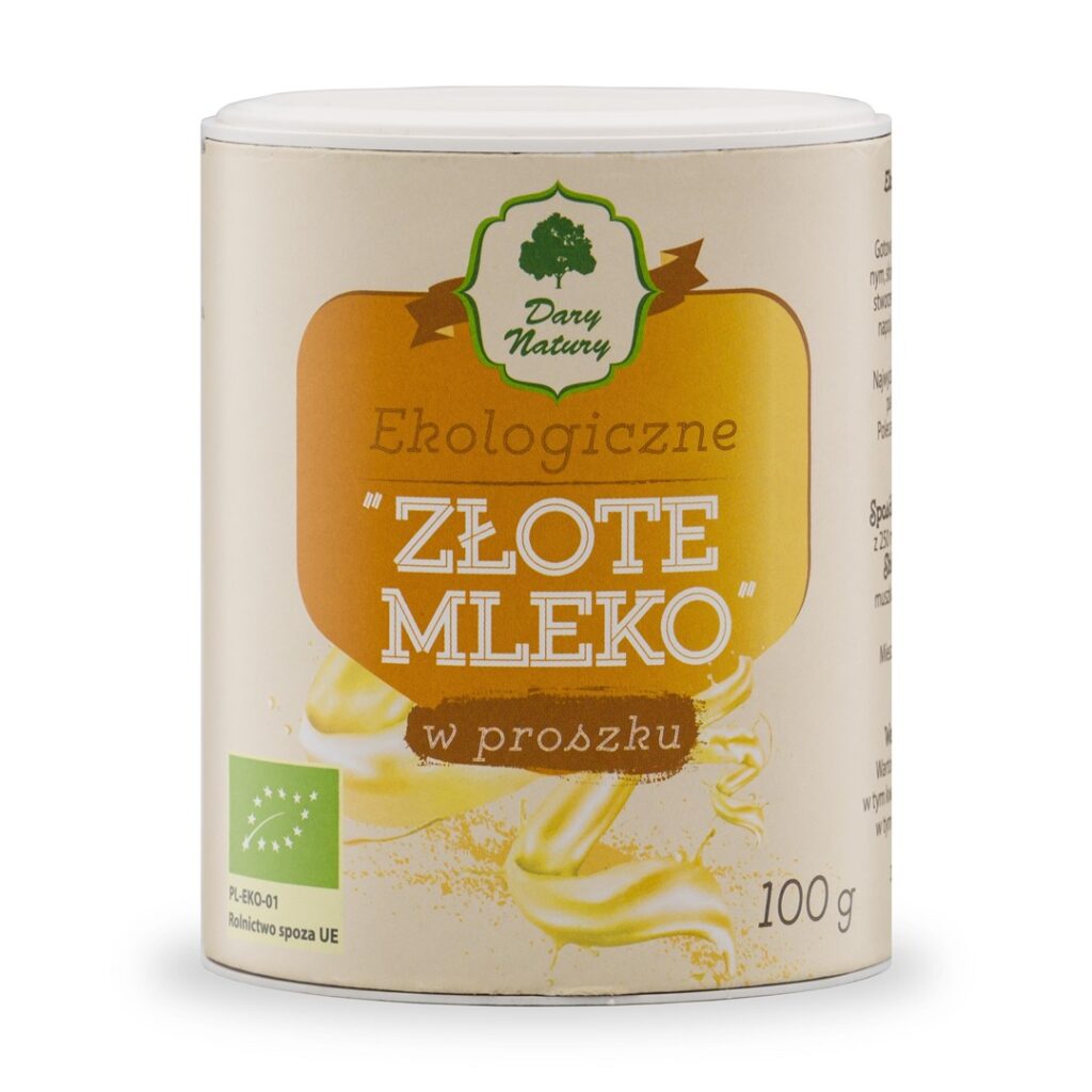 MIESZANKA PRZYPRAW „ZŁOTE MLEKO” BIO 100 g – DARY NATURY