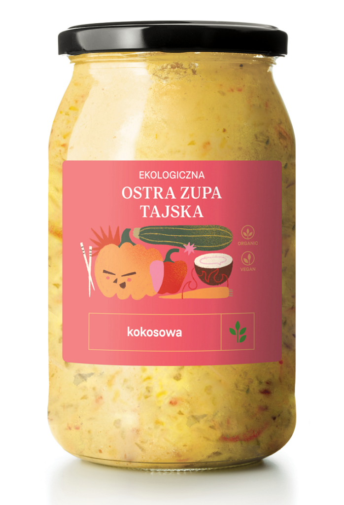 ZUPA TAJSKA OSTRA KOKOSOWA BIO 900 ml – DELIKATNA