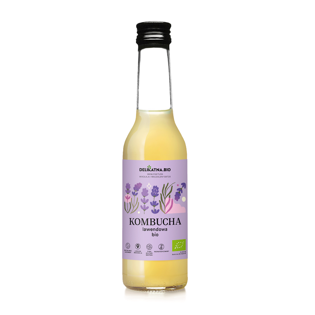KOMBUCHA LAWENDOWA BIO 270 ml – DELIKATNA