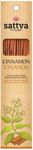KADZIDŁO INDYJSKIE CYNAMON (15 szt.) 30 g – SATTVA (WELLNESS)