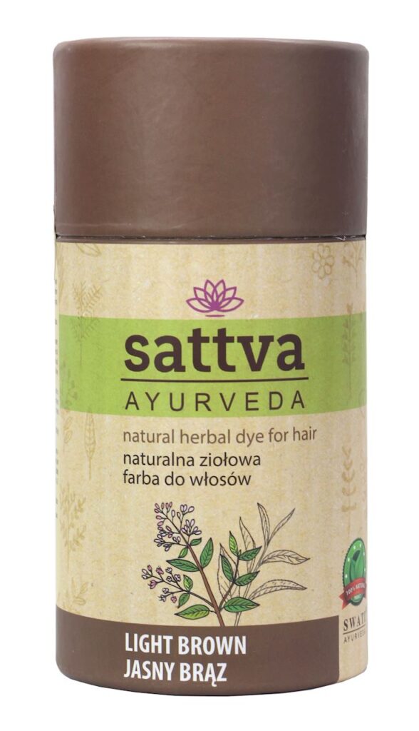 HENNA JASNY BRĄZ ECO 150 g – SATTVA (AYURVEDA)