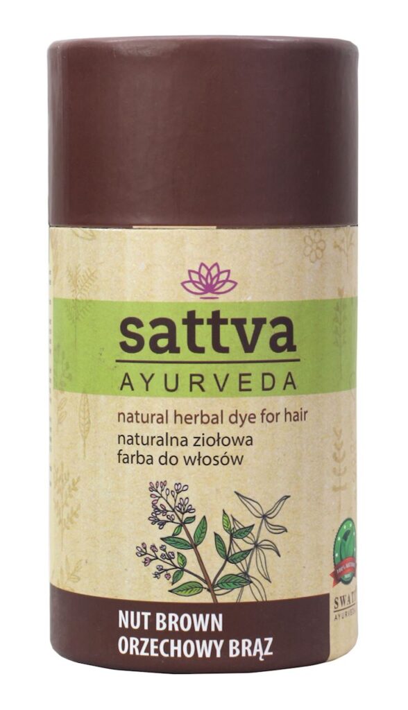 HENNA ORZECHOWY BRĄZ ECO 150 g – SATTVA (AYURVEDA)