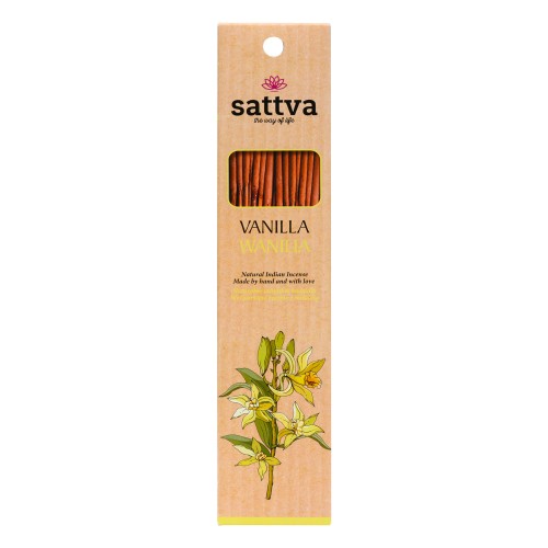 KADZIDŁO INDYJSKIE WANILIA (15 szt.) 30 g – SATTVA (WELLNESS)