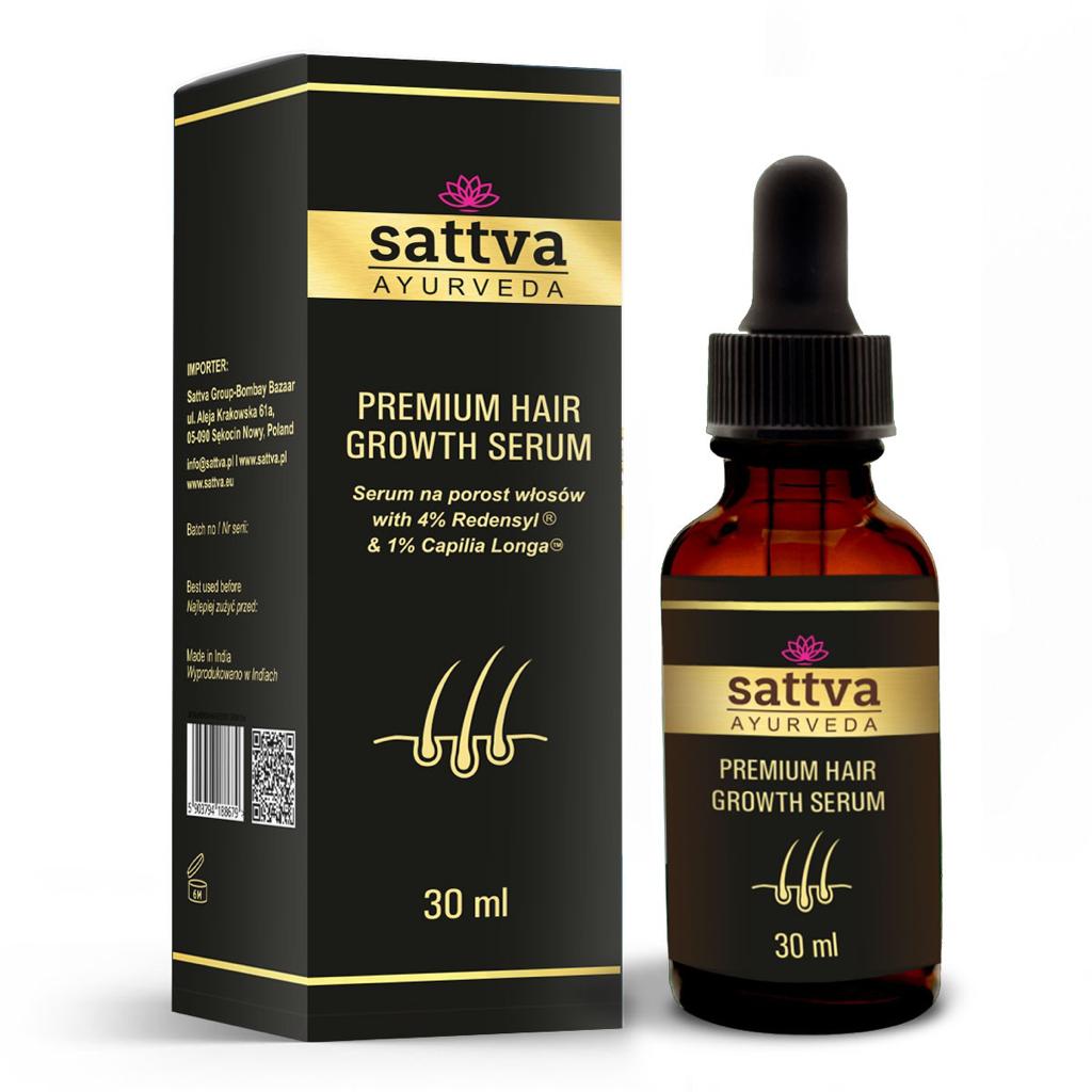 SERUM NA POROST WŁOSÓW 30 ml – SATTVA (AYURVEDA)