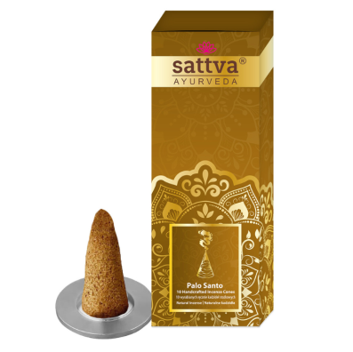 KADZIDEŁKA INDYJSKIE STOŻKOWE PALO SANTO (10 szt.) 20 g – SATTVA (AYURVEDA)