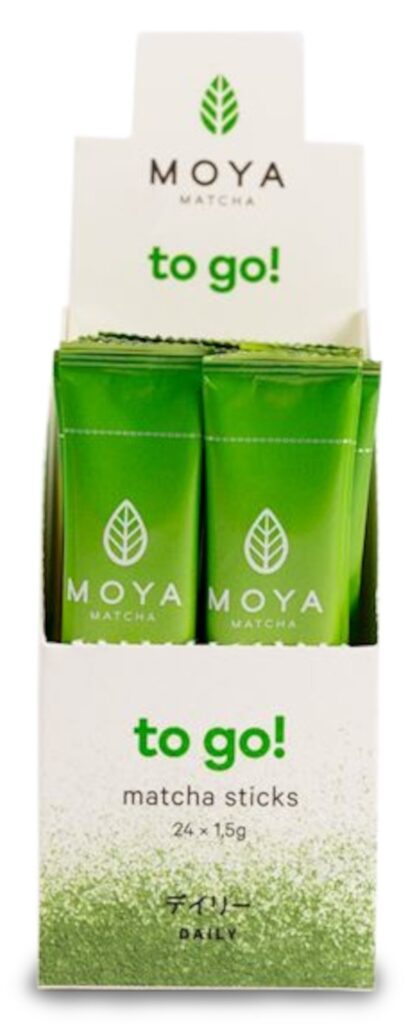 HERBATA ZIELONA MATCHA JAPOŃSKA W SASZETKACH BIO (24 x 1,5 g) 36 g – MOYA MATCHA