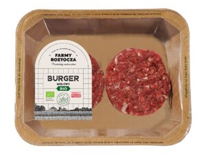 BURGER WOŁOWY SUROWY BIO 200 g - FARMY ROZTOCZA (NA ZAMÓWIENIE)