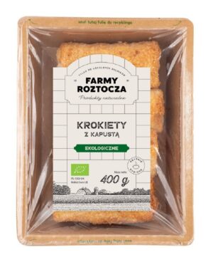 KROKIETY Z KAPUSTĄ I GRZYBAMI BIO 400 g - FARMY ROZTOCZA (NA ZAMÓWIENIE)
