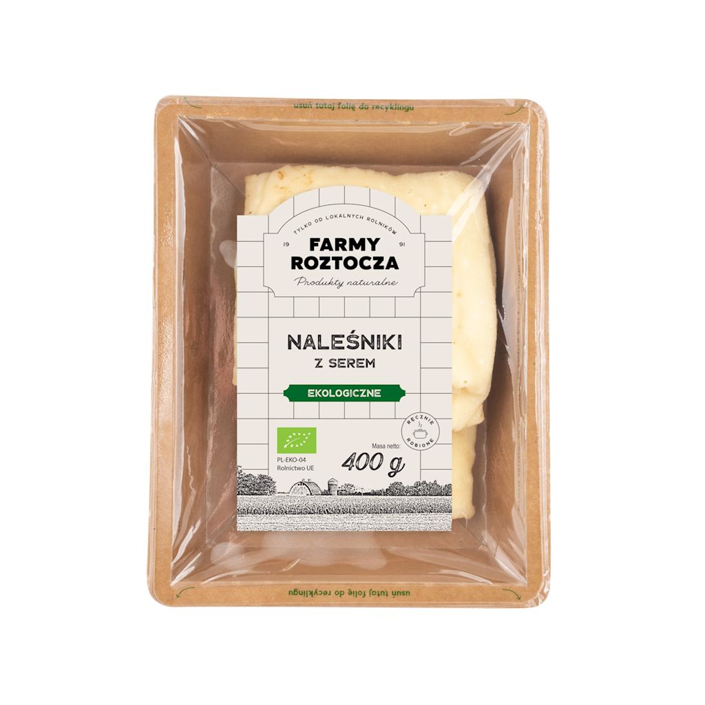 NALEŚNIKI Z SEREM BIO 400 g – FARMY ROZTOCZA (NA ZAMÓWIENIE)