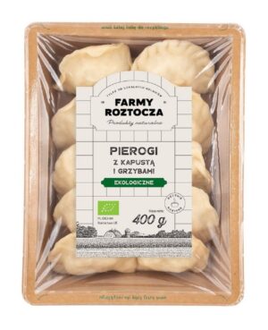 PIEROGI Z KAPUSTĄ I GRZYBAMI BIO 400 g - FARMY ROZTOCZA (NA ZAMÓWIENIE)