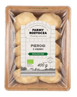 PIEROGI Z MIĘSEM BIO 400 g - FARMY ROZTOCZA (NA ZAMÓWIENIE)
