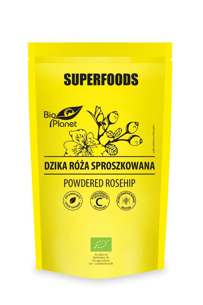 DZIKA RÓŻA SPROSZKOWANA BIO 150 g – BIO PLANET