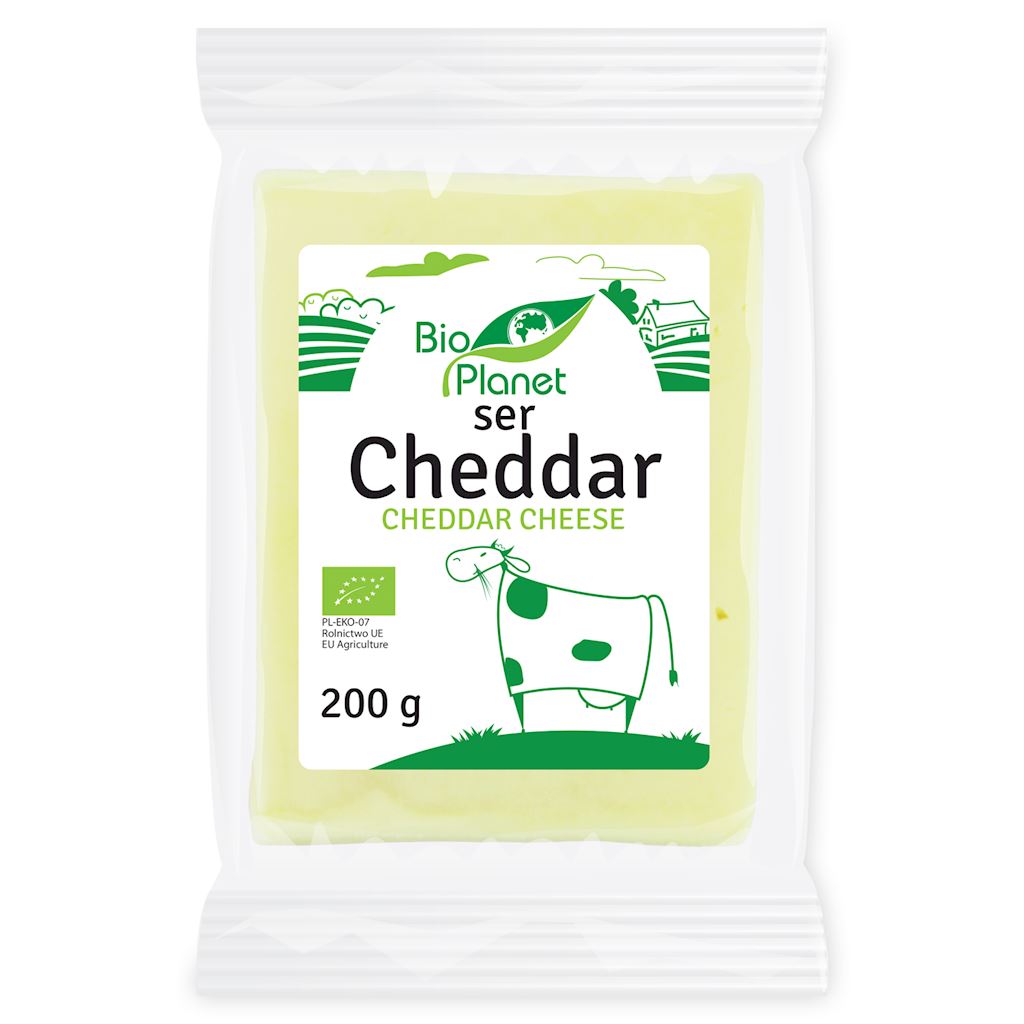 SER CHEDDAR BIO 200 g – BIO PLANET