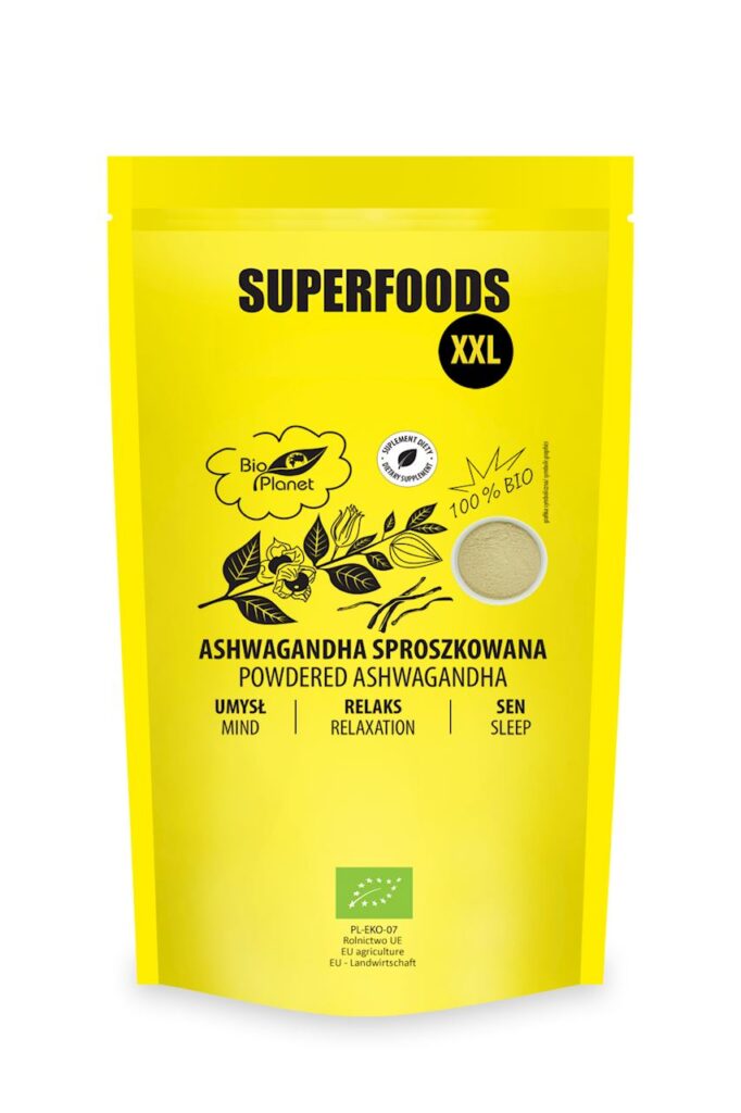 ASHWAGANDHA SPROSZKOWANA BIO 500 g – BIO PLANET