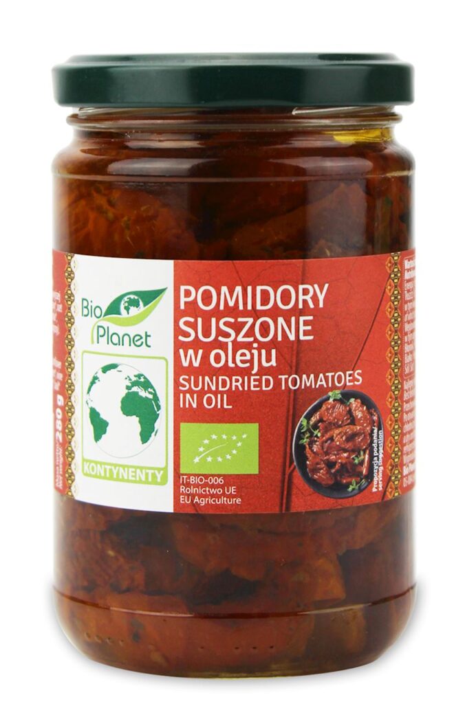 POMIDORY SUSZONE W OLEJU BIO 280 g – BIO PLANET