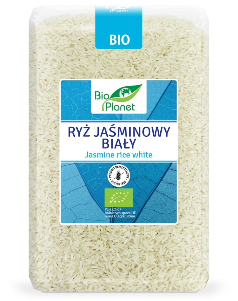 RYŻ JAŚMINOWY BIAŁY BEZGLUTENOWY BIO 2 kg – BIO PLANET