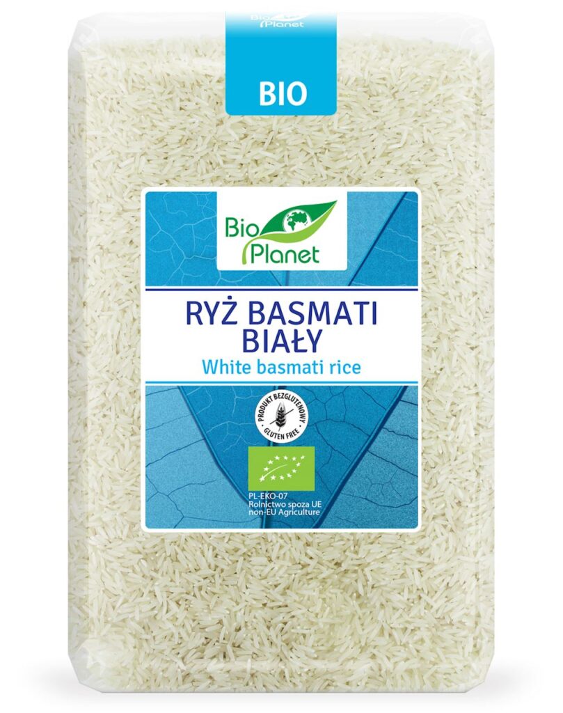 RYŻ BASMATI BIAŁY BEZGLUTENOWY BIO 2 kg – BIO PLANET